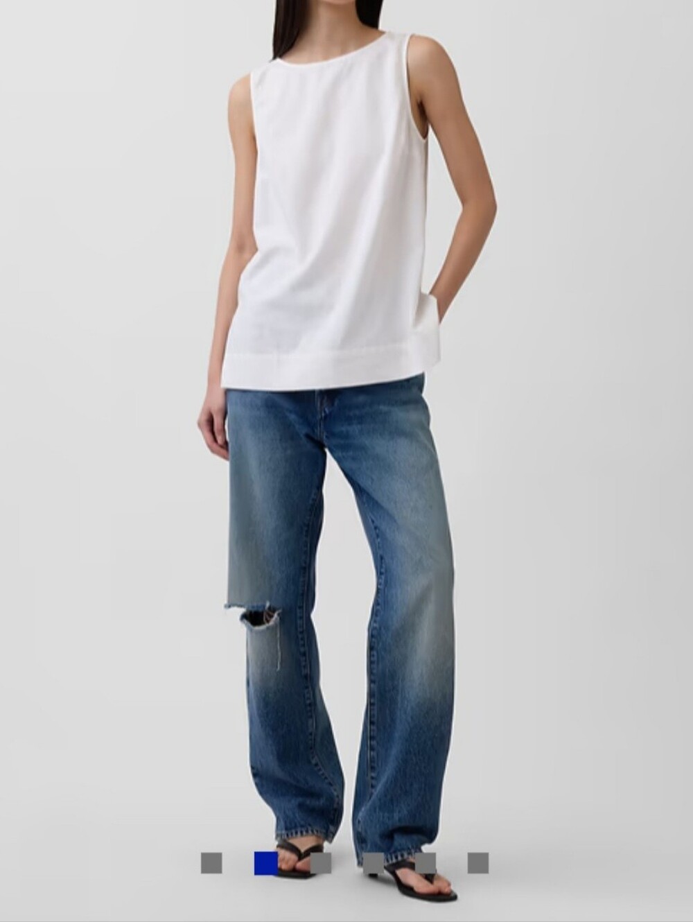 Gap Linen Blend Top - Picture 2 of 8